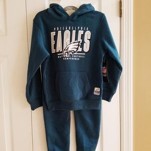 Philadelphia Eagles Boys Sweatshirt Pants Set